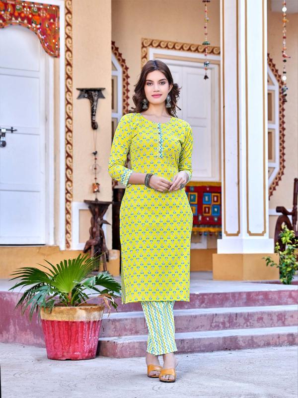 Tips And Tops Cotton Candy Vol 4 Fancy Kurti With Bottom Collection